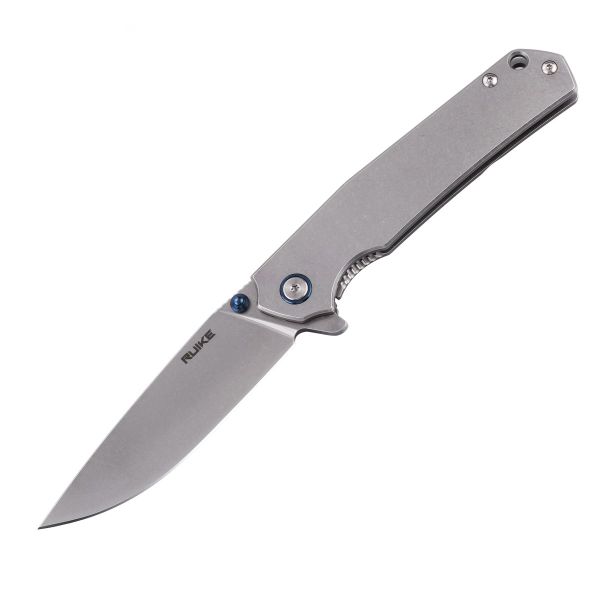 Ніж складаний туристичний Ruike P801-SF, (8.6 см) 14C28N / 3cr14n сірий