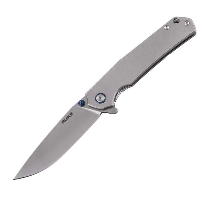 Ніж складаний туристичний Ruike P801-SF, (8.6 см) 14C28N / 3cr14n сірий