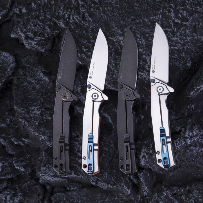 Ніж складаний туристичний Ruike P801-J, (8.6 см) 14C28N /  G10 помаранчевий