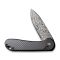 Ніж складаний кишеньковий Civivi Elementum II, (7.5 см) Damascus / Carbon Fiber & G10