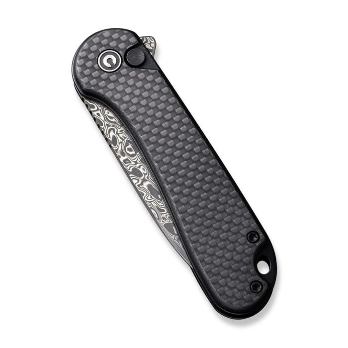 Ніж складаний кишеньковий Civivi Elementum II, (7.5 см) Damascus / Carbon Fiber & G10