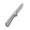 Ніж складаний кишеньковий Civivi Mini Elementum Flipper, (4.7 см) 14C28N / Copper коричневий