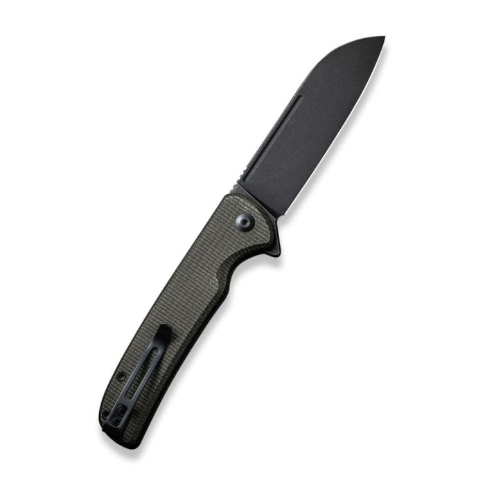Ніж складаний туристичний Civivi Chevalier, (8.8 см) 14C28N / Micarta темно-зелений