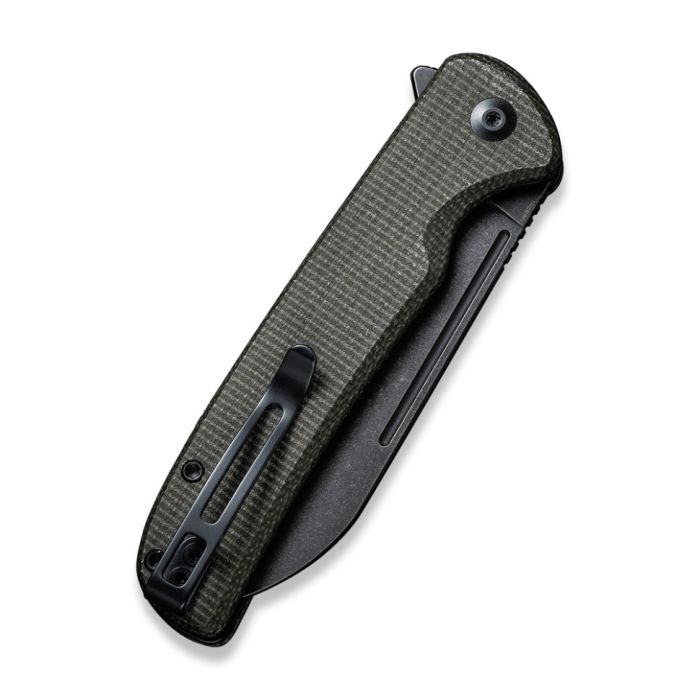 Ніж складаний туристичний Civivi Chevalier, (8.8 см) 14C28N / Micarta темно-зелений