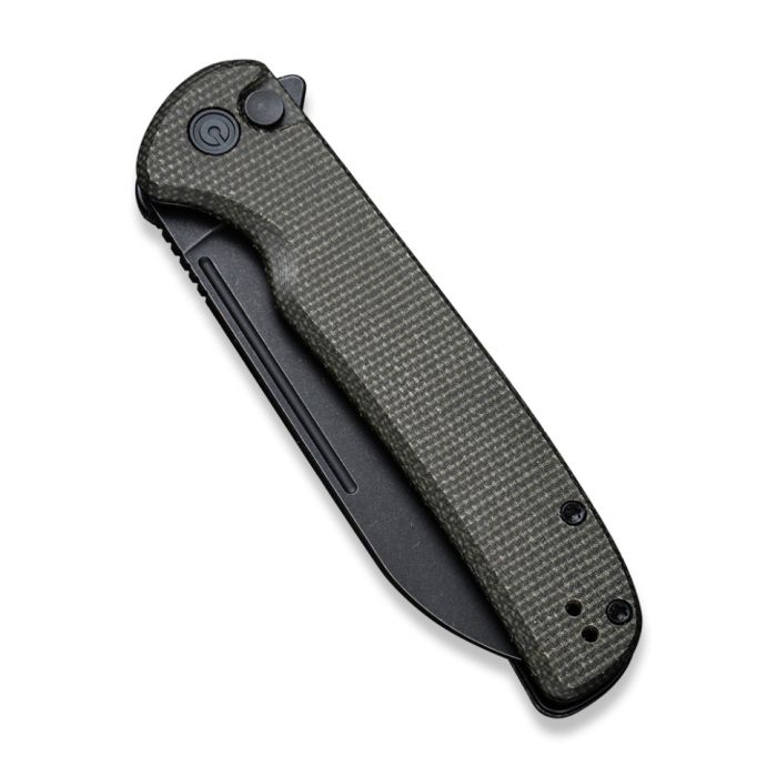 Ніж складаний туристичний Civivi Chevalier, (8.8 см) 14C28N / Micarta темно-зелений