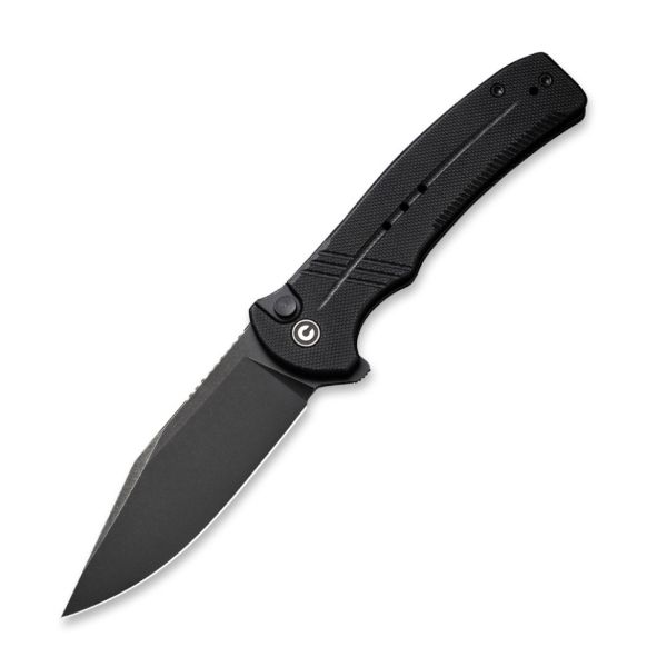Ніж складаний туристичний Civivi Cogent, (8.8 см) 14C28N / G10 чорний