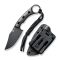 Ніж фіксований тактичний Civivi Midwatch, (8.6 см) N690 / Micarta чорний