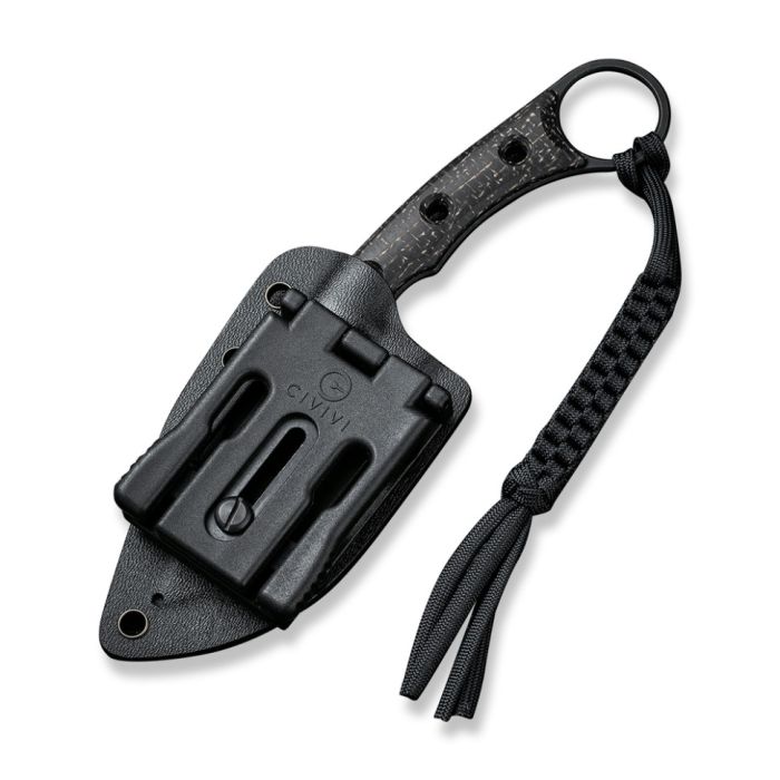 Ніж фіксований тактичний Civivi Midwatch, (8.6 см) N690 / Micarta чорний