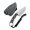 Ніж фіксований тактичний Civivi Midwatch, (8.6 см) N690 / Micarta коричневий