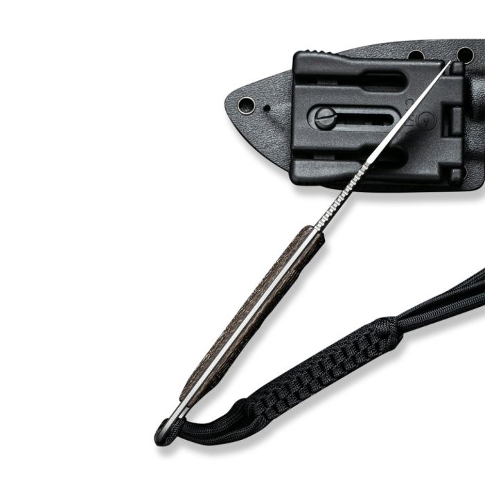 Ніж фіксований тактичний Civivi Midwatch, (8.6 см) N690 / Micarta коричневий