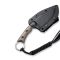 Ніж фіксований тактичний Civivi Midwatch, (8.6 см) N690 / Micarta коричневий