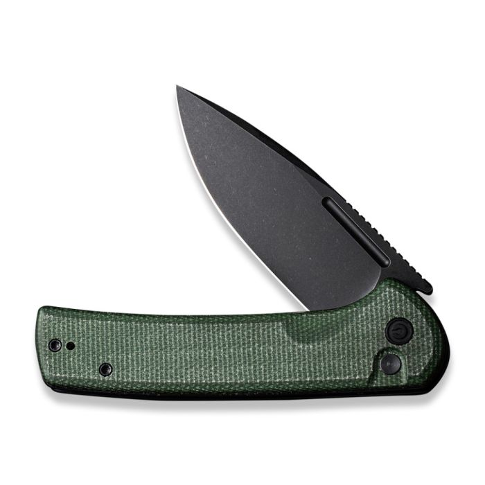 Ніж складаний туристичний Civivi Conspirator, (8.8 см) Nitro-V / Micarta зелений