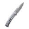 Ніж складаний туристичний Civivi Cetos, (8.8 см) 14C28N / Micarta & Stainless чорний