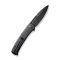 Ніж складаний туристичний Civivi Caetus Flipper, (8.8 см) Damascus / Carbon Fiber