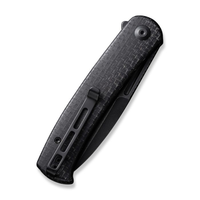 Ніж складаний туристичний Civivi Caetus Flipper, (8.8 см) Damascus / Carbon Fiber