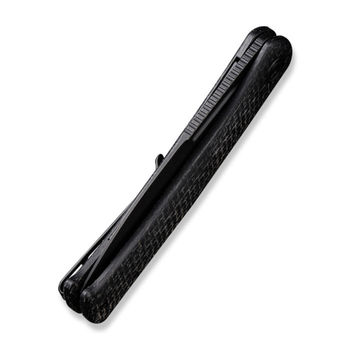 Ніж складаний туристичний Civivi Caetus Flipper, (8.8 см) Damascus / Carbon Fiber