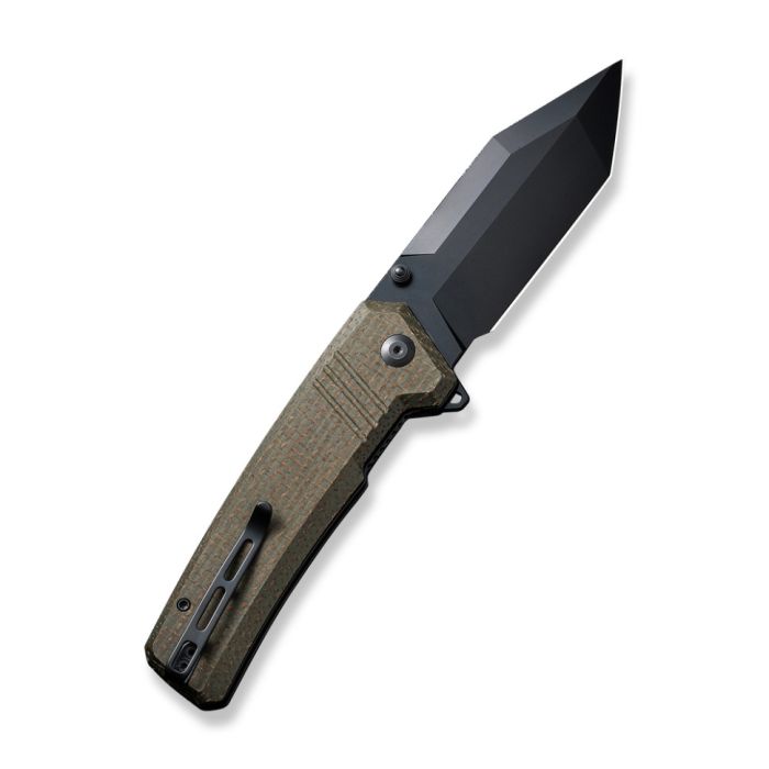 Ніж складаний тактичний Civivi Bhaltair, (10.1 см) 14C28N / Micarta зелений 
