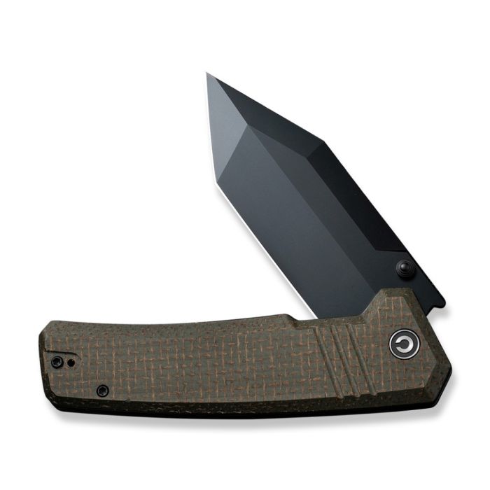 Ніж складаний тактичний Civivi Bhaltair, (10.1 см) 14C28N / Micarta зелений 