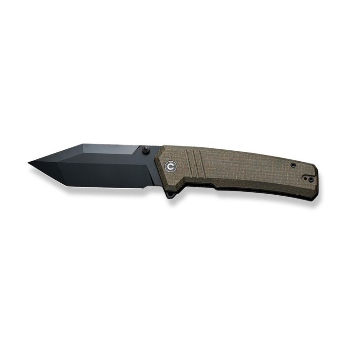 Ніж складаний тактичний Civivi Bhaltair, (10.1 см) 14C28N / Micarta зелений 