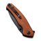 Ніж складаний туристичний Sencut Slashkin, (8.8 см) D2 / Cuibourtia Wood