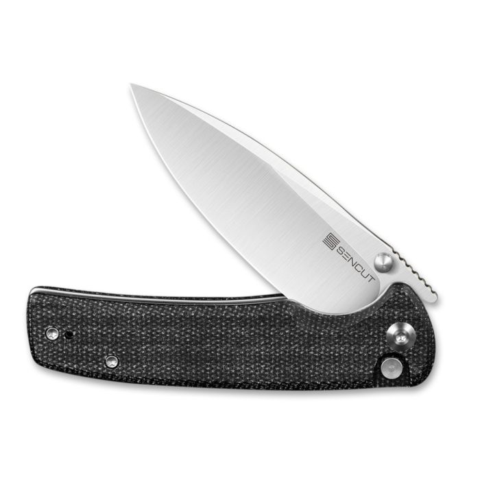 Ніж складаний туристичний Sencut Sachse, (8.8 см) 9Cr18MoV / Micarta чорний
