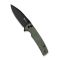 Ніж складаний туристичний Sencut Sachse, (8.8 см)  9Cr18MoV / Micarta зелений