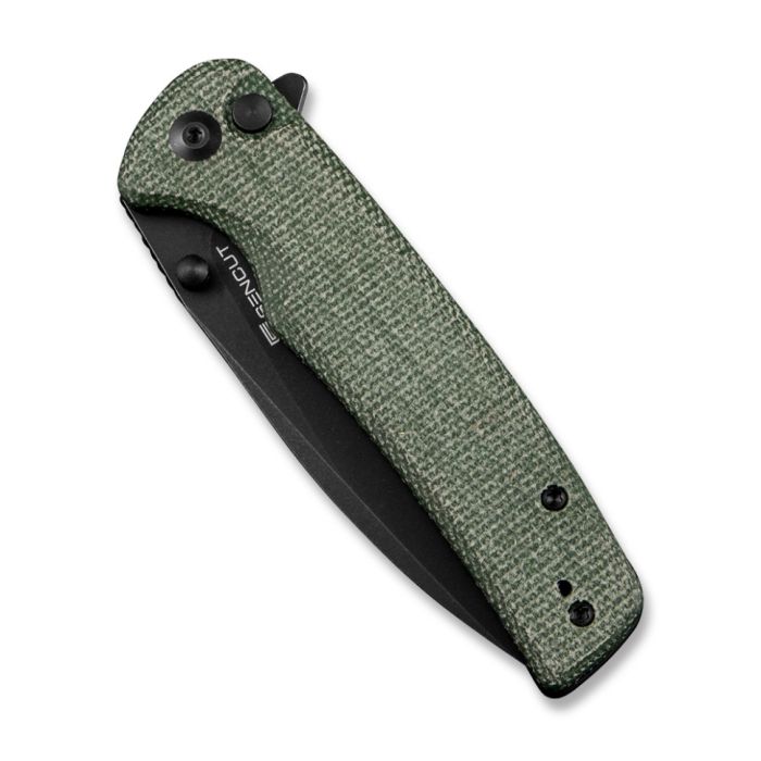 Ніж складаний туристичний Sencut Sachse, (8.8 см)  9Cr18MoV / Micarta зелений