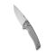 Ніж складаний туристичний Sencut Serene, (8.8 см) D2 / Aluminum сірий