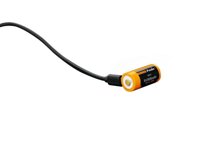 Акумулятор 16340 Fenix (700 mAh) micro usb зарядка