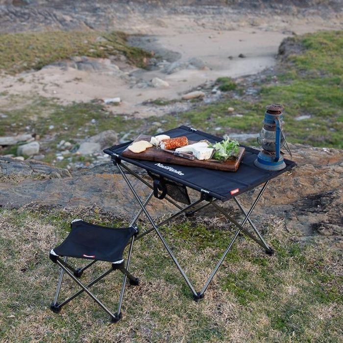 Стіл розкладний Naturehike NH20JJ020,1680D Oxford / алюміній, Розмір L, чорний