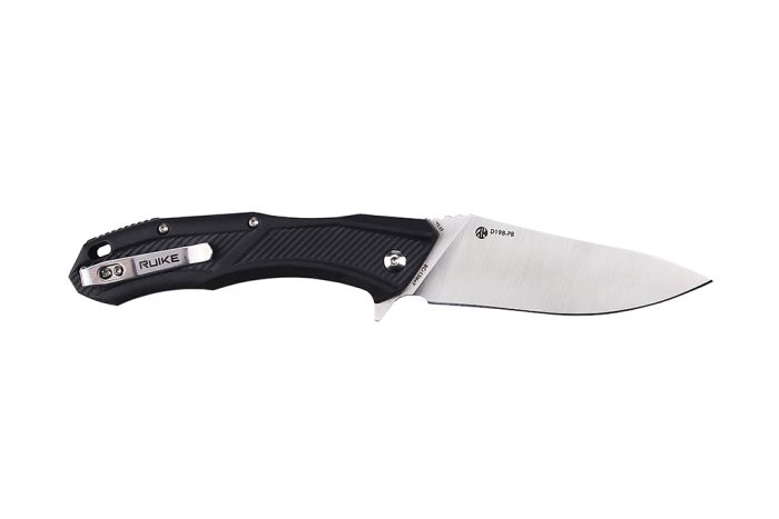 Ніж складаний туристичний Ruike D198-PB, (9.8 см) 8Cr13Mov / PA66 GF-35 чорний