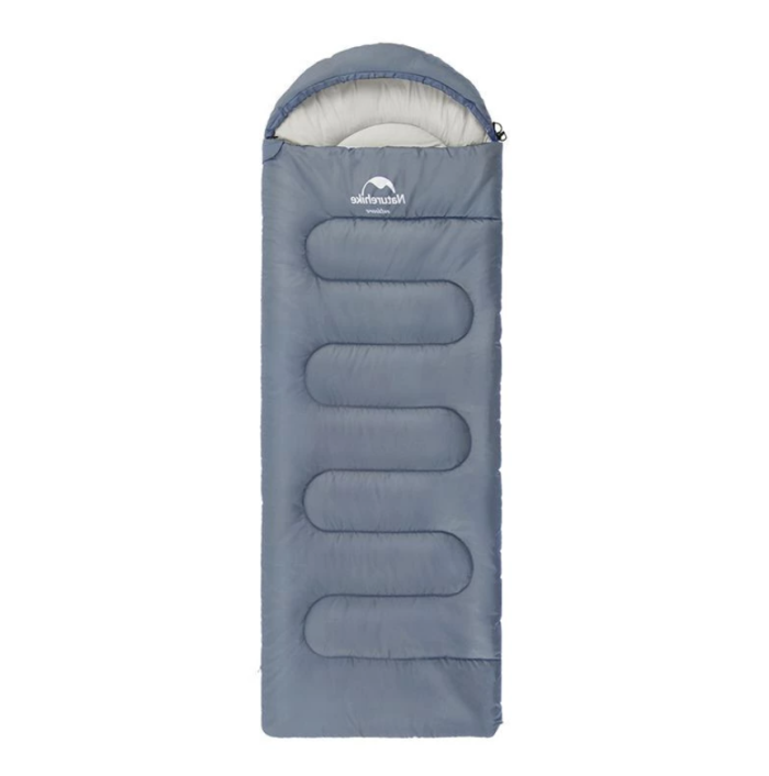Спальний мішок Naturehike Y150L NH21MSD08, лівий, сіро-блакитний