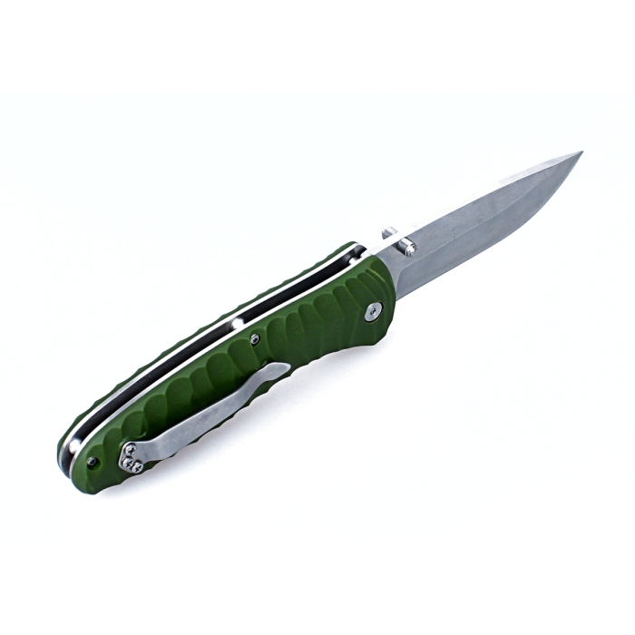 Ніж складаний туристичний Ganzo G6252 (8.9 см) BDR4116 / fiberglass зелений