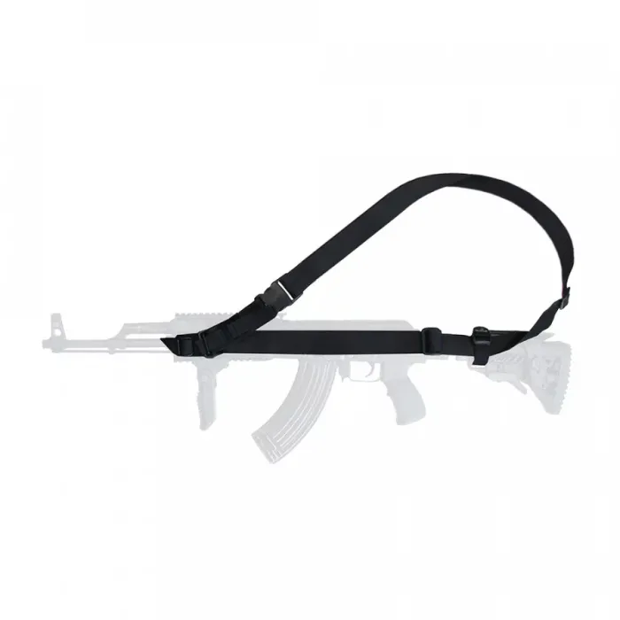 Тактичний триточковий ремінь DANAPER Silent Sling Black