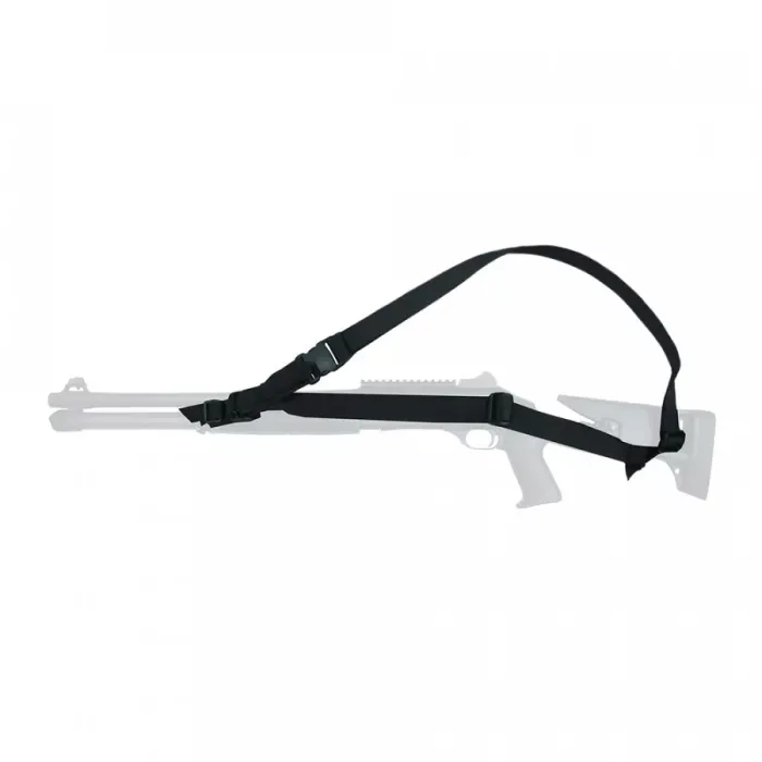 Тактичний триточковий ремінь DANAPER Silent Sling Black