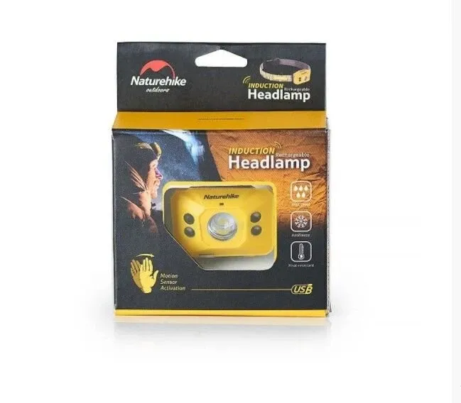 Ліхтар налобний Naturehike NH SD-02 1200mAh NH17G025-D, сірий