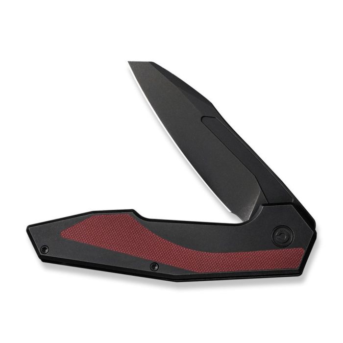 Ніж складаний туристичний Civivi Hypersonic, (9.4 см) 14C28N / Steel & G10 чорно-бордовий