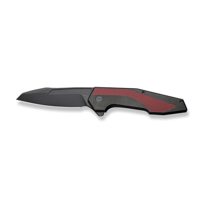 Ніж складаний туристичний Civivi Hypersonic, (9.4 см) 14C28N / Steel & G10 чорно-бордовий