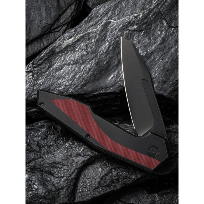 Ніж складаний туристичний Civivi Hypersonic, (9.4 см) 14C28N / Steel & G10 чорно-бордовий