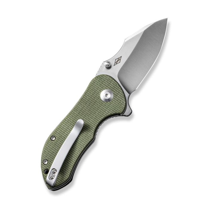 Ніж складаний кишеньковий Civivi Gordo, (6.4 см) D2 / Micarta оливковий