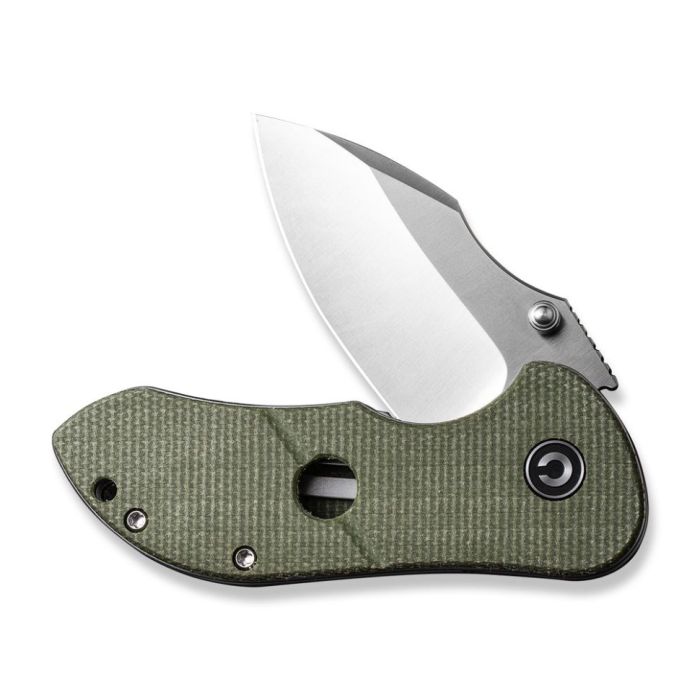 Ніж складаний кишеньковий Civivi Gordo, (6.4 см) D2 / Micarta оливковий