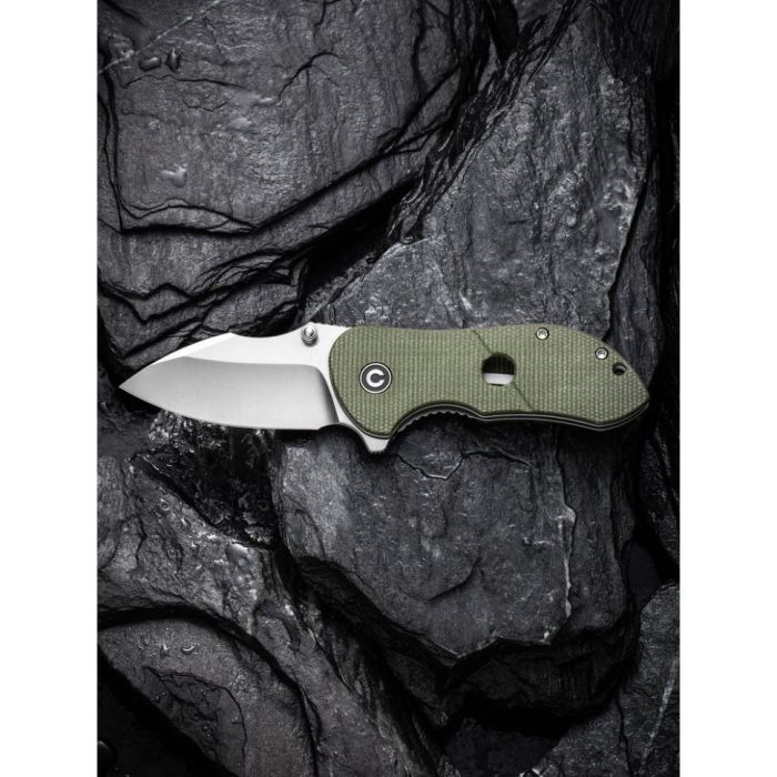 Ніж складаний кишеньковий Civivi Gordo, (6.4 см) D2 / Micarta оливковий