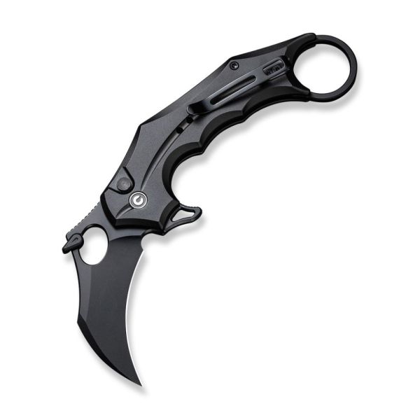 Ніж складаний кишеньковий Civivi Incisor II, (5.1 см) Nitro-V / Aluminum чорний