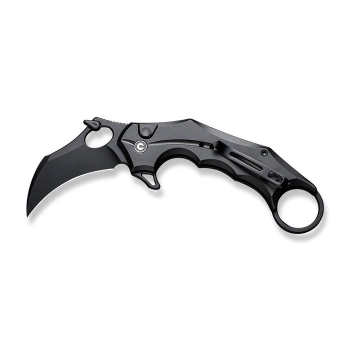 Ніж складаний кишеньковий Civivi Incisor II, (5.1 см) Nitro-V / Aluminum чорний
