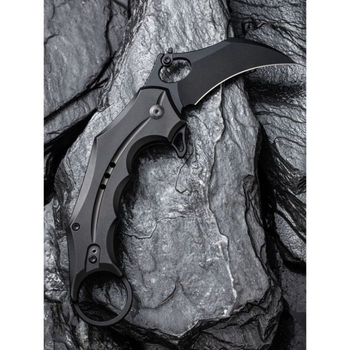 Ніж складаний кишеньковий Civivi Incisor II, (5.1 см) Nitro-V / Aluminum чорний