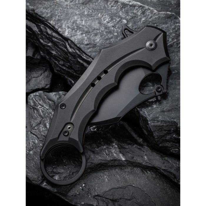 Ніж складаний кишеньковий Civivi Incisor II, (5.1 см) Nitro-V / Aluminum чорний