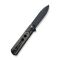 Ніж складаний туристичний Civivi Banneret, (8.8 см) Nitro-V / Stainless & Micarta чорний 