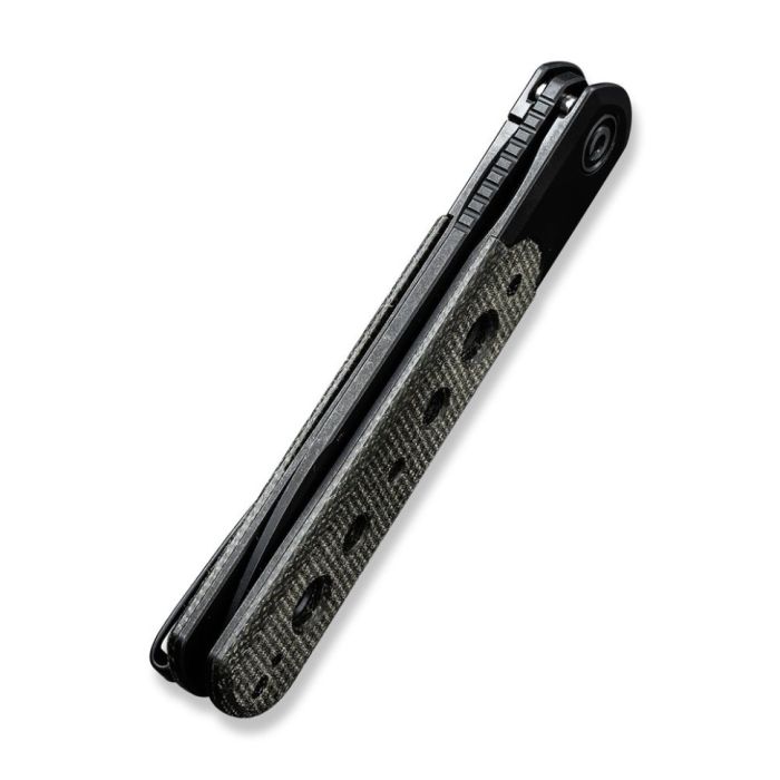 Ніж складаний туристичний Civivi Banneret, (8.8 см) Nitro-V / Stainless & Micarta чорний 
