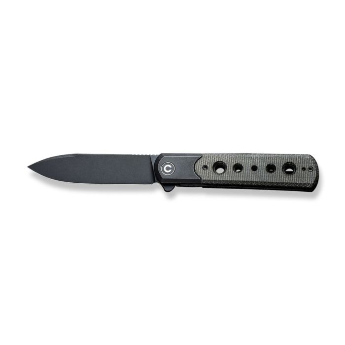 Ніж складаний туристичний Civivi Banneret, (8.8 см) Nitro-V / Stainless & Micarta чорний 