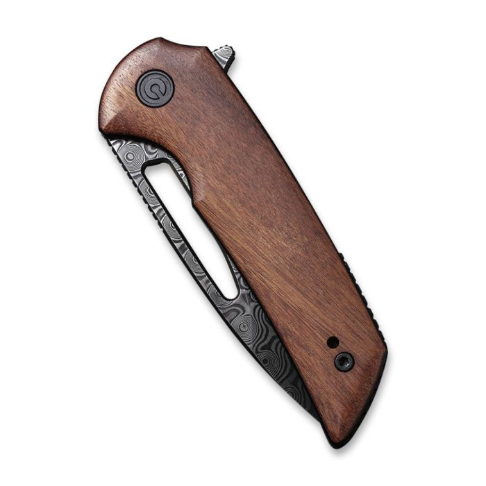 Ніж складаний кишеньковий Civivi Odium, (6.7 см) Damascus / Guibourtia Wood